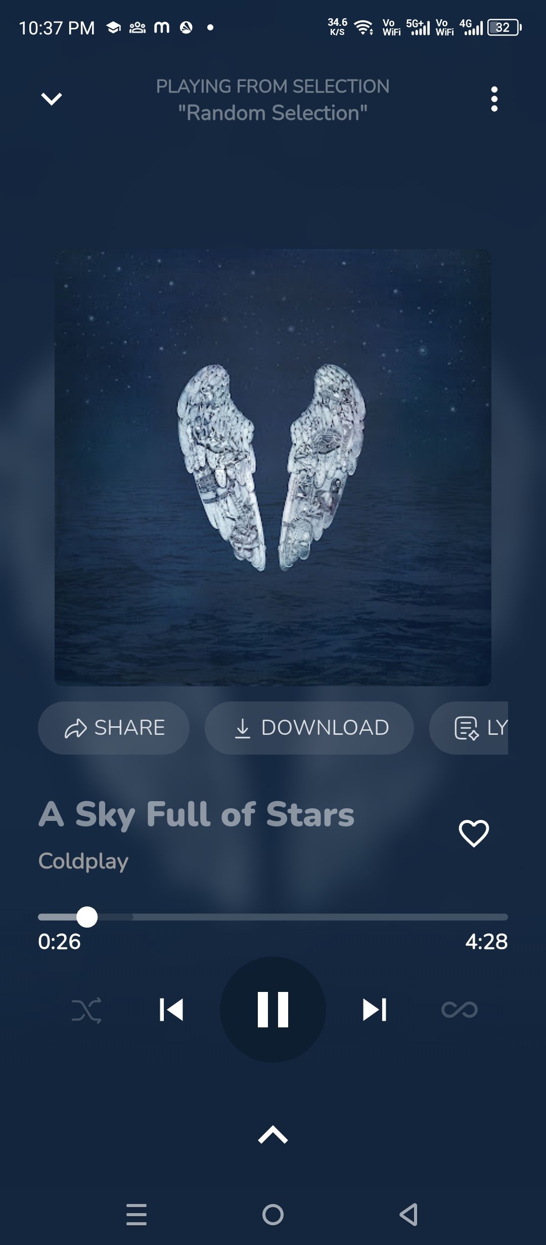 Chill Ratna App Player Screen